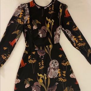 Nature-themed Aritzia Sunday Best dress.